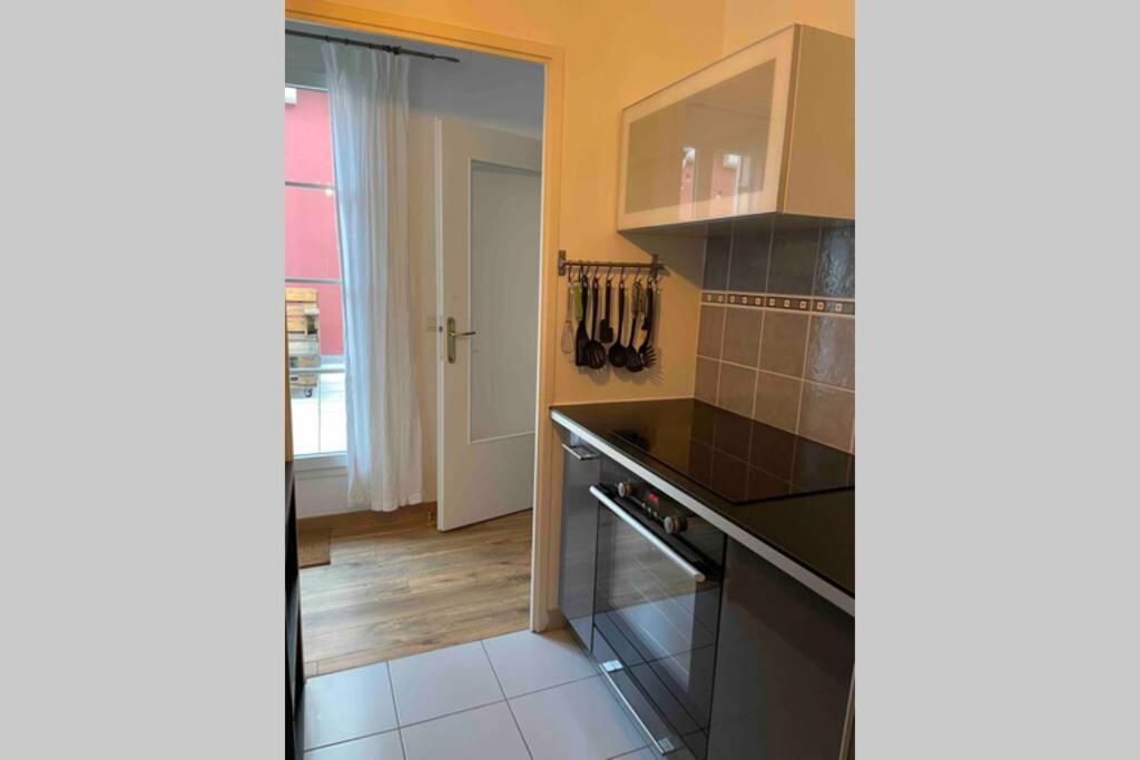 Appartement Terrasse Au Centre De Serris Bagian luar foto